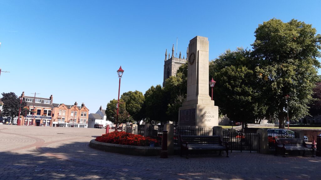 Market Place and War memorial