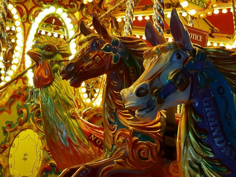 Ilkeston charter fair rides Carousel