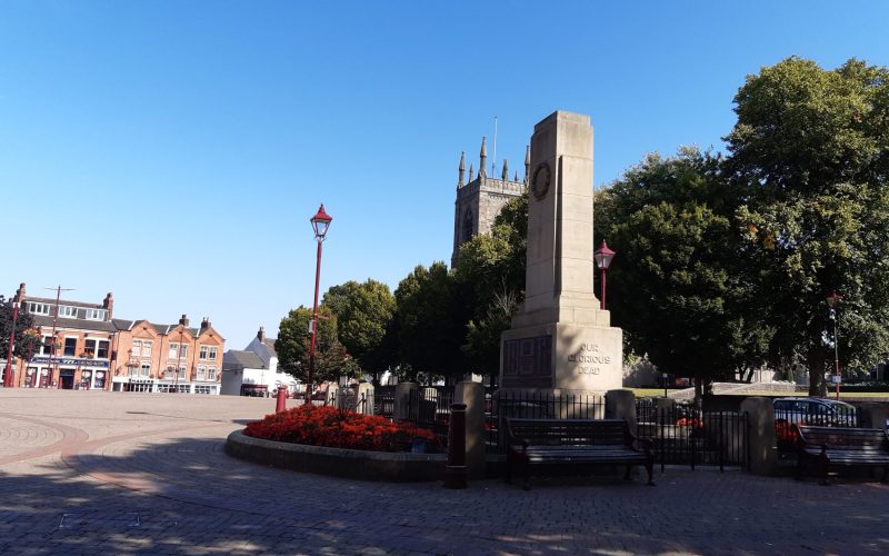 Market Place and War memorial