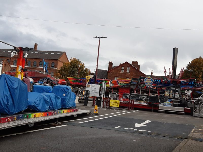 Ilkeston charter fair Setup