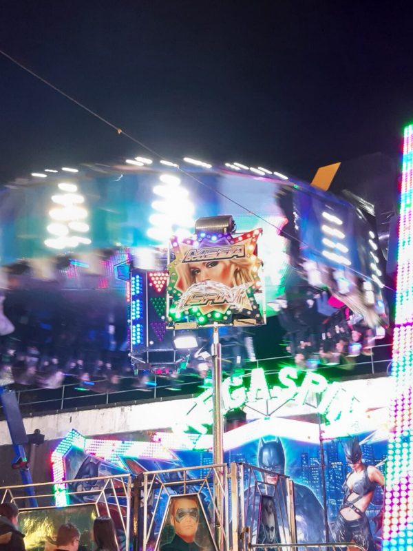 Ilkeston charter fair rides Mega Spin