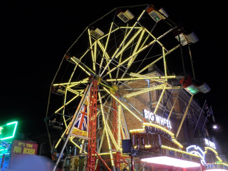 Ilkeston charter fair rides Big Wheel